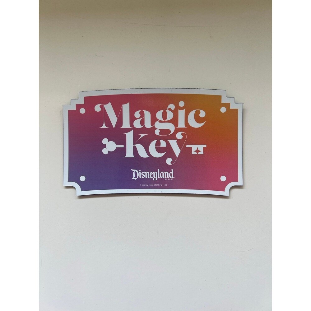 Disneyland Magic Key magnet